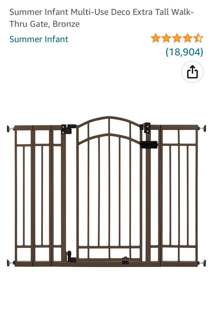 Summer Infant - Multi-Use Extra Tall Walk-Thru Gate