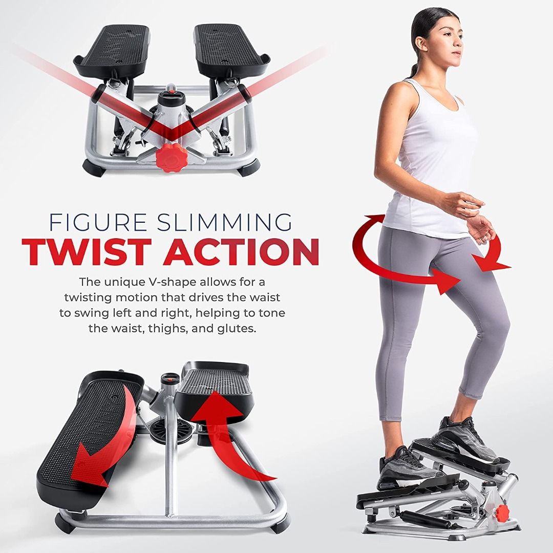 Stepper machine online with resistance bands