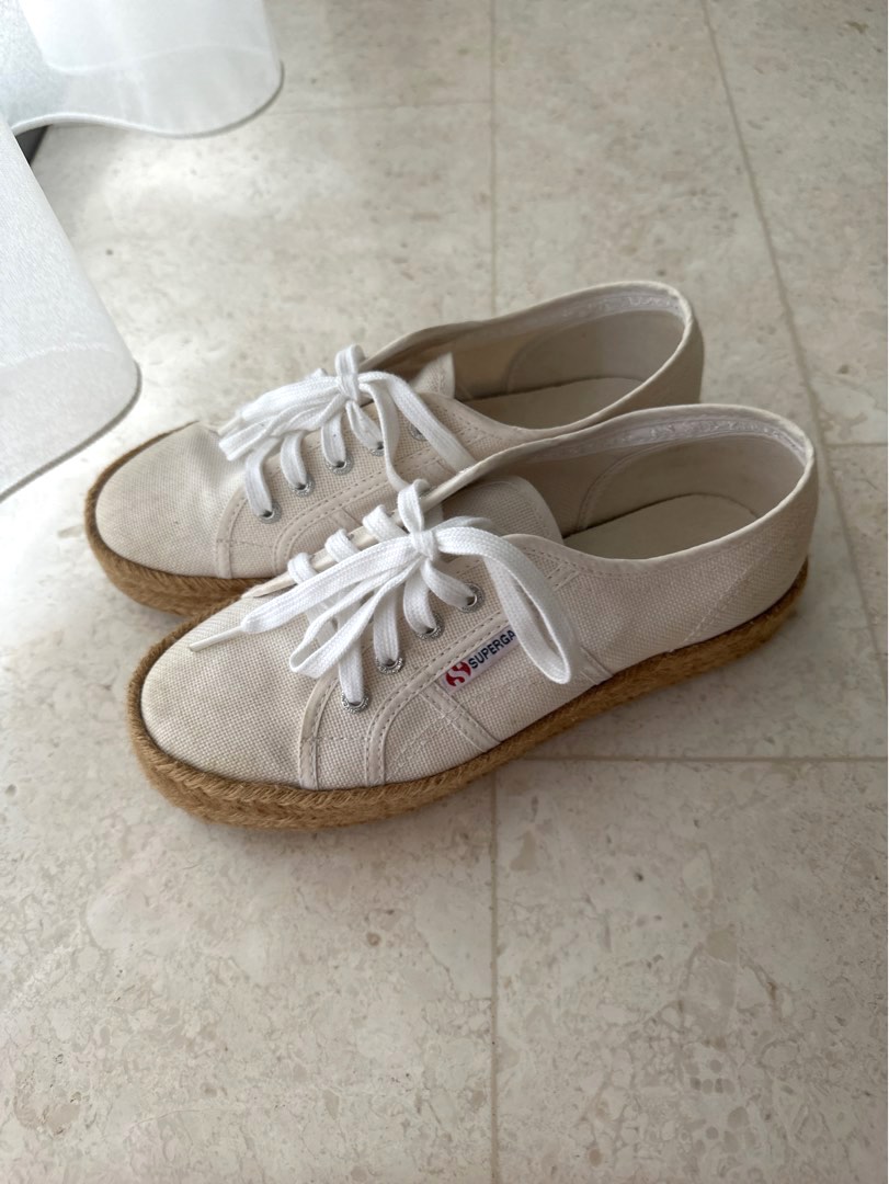Superga top backless shoes
