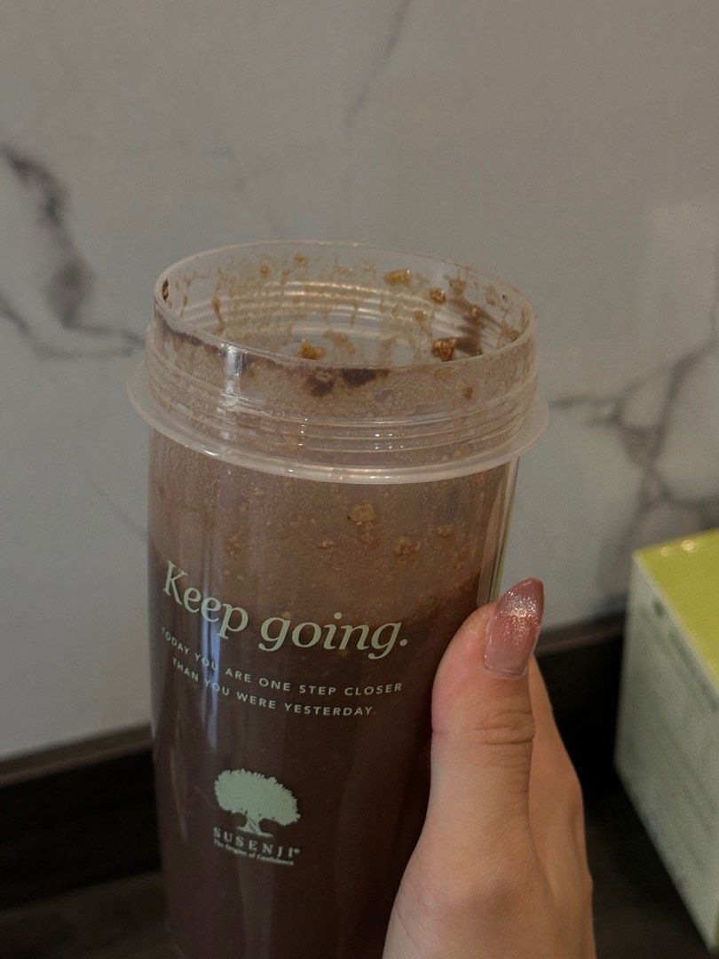 Susenji chocolate protein shake, constipation / detox mofa, block carbs