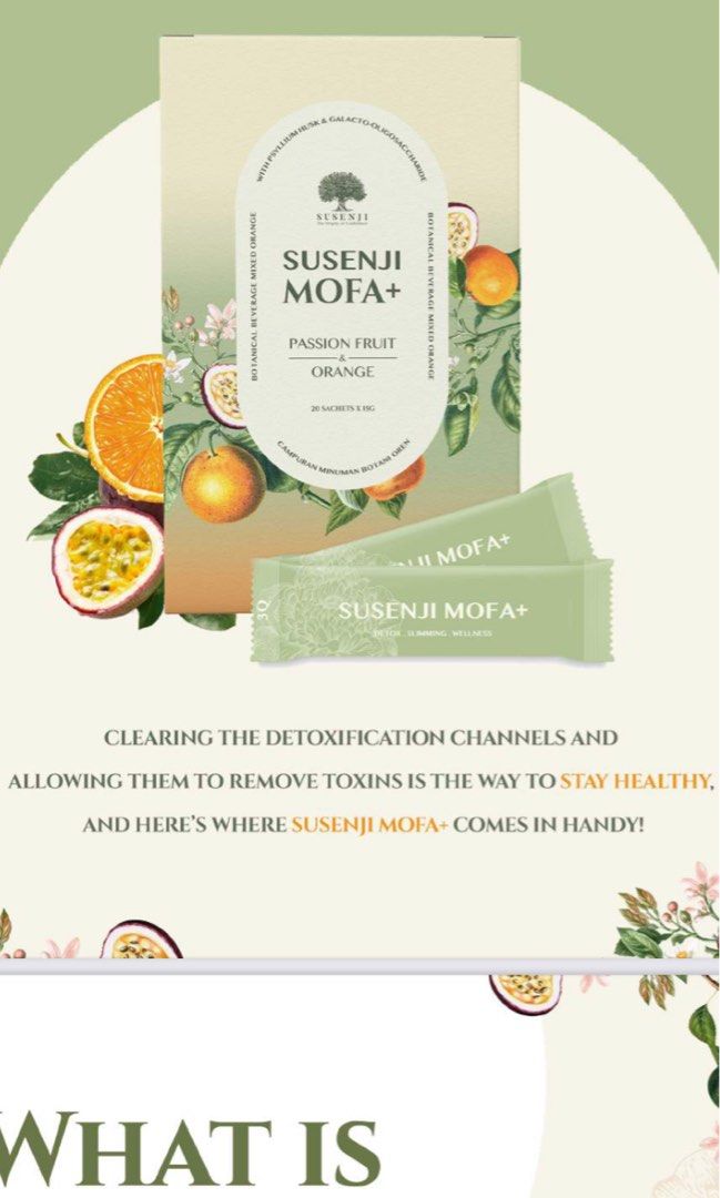 Susenji chocolate protein shake, constipation / detox mofa, block carbs