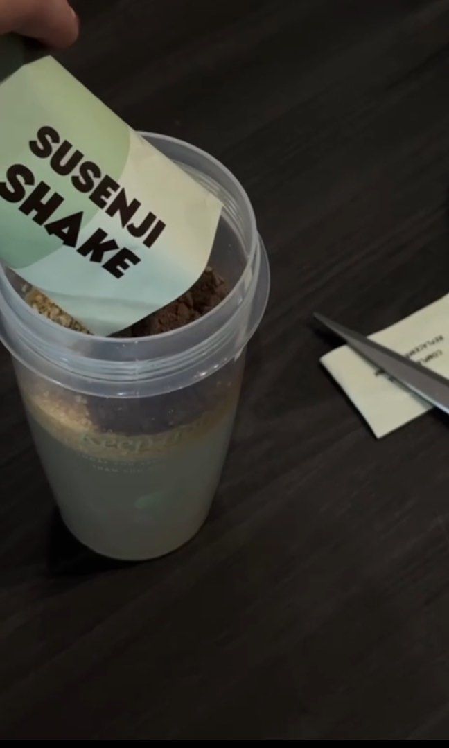 Susenji chocolate protein shake, constipation / detox mofa, block carbs