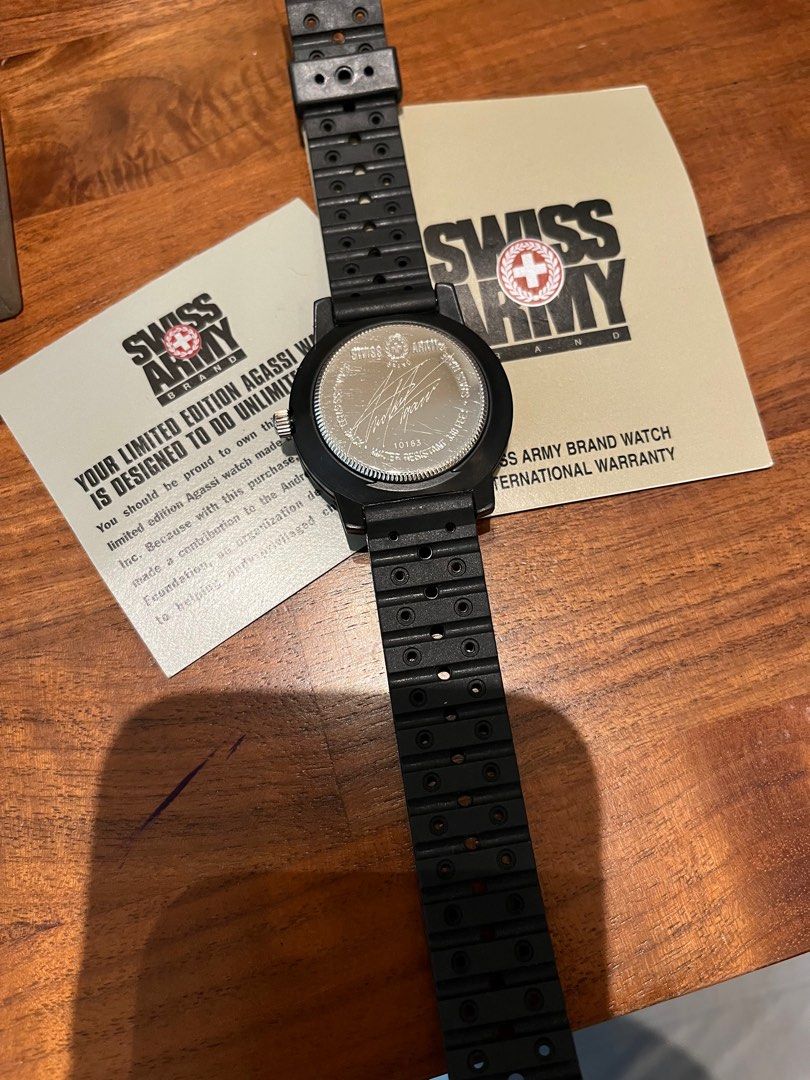 Swiss army andre agassi watch outlet