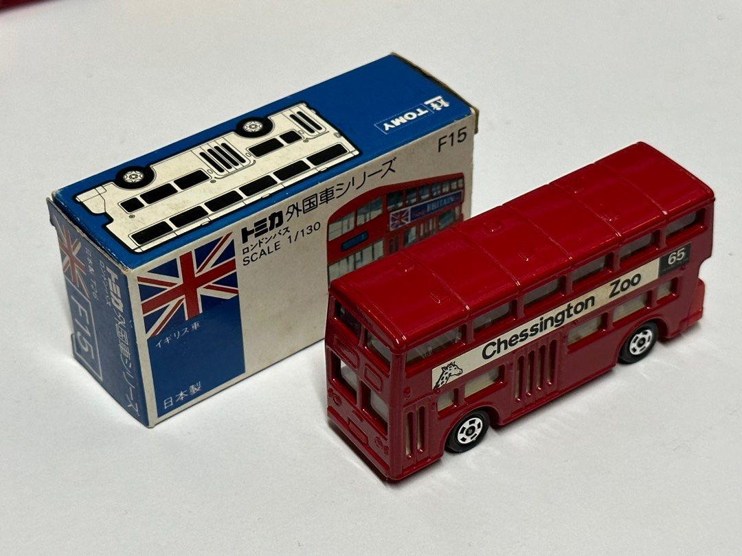 イギリス マッチボックス二階建てバス - ミニカー