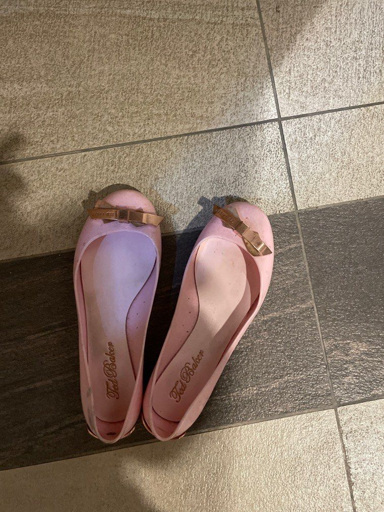 Ted baker pink flats hot sale