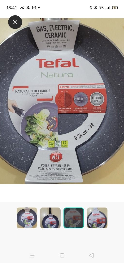 Tefal fry pan 24 inch, Furniture & Home Living, Kitchenware & Tableware