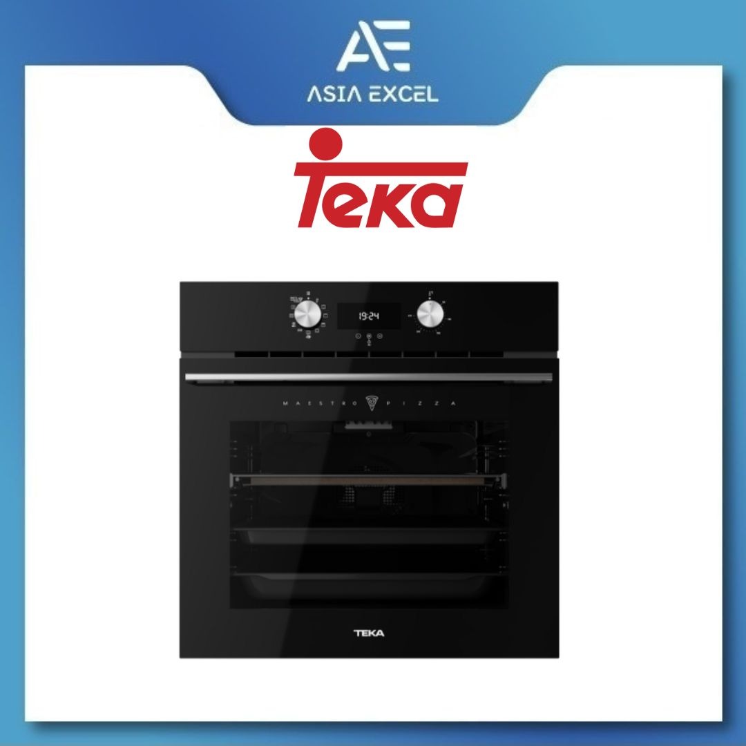 TEKA HLB 8510 60CM PYROLYTIC BLACK PIZZA OVEN, TV & Home Appliances