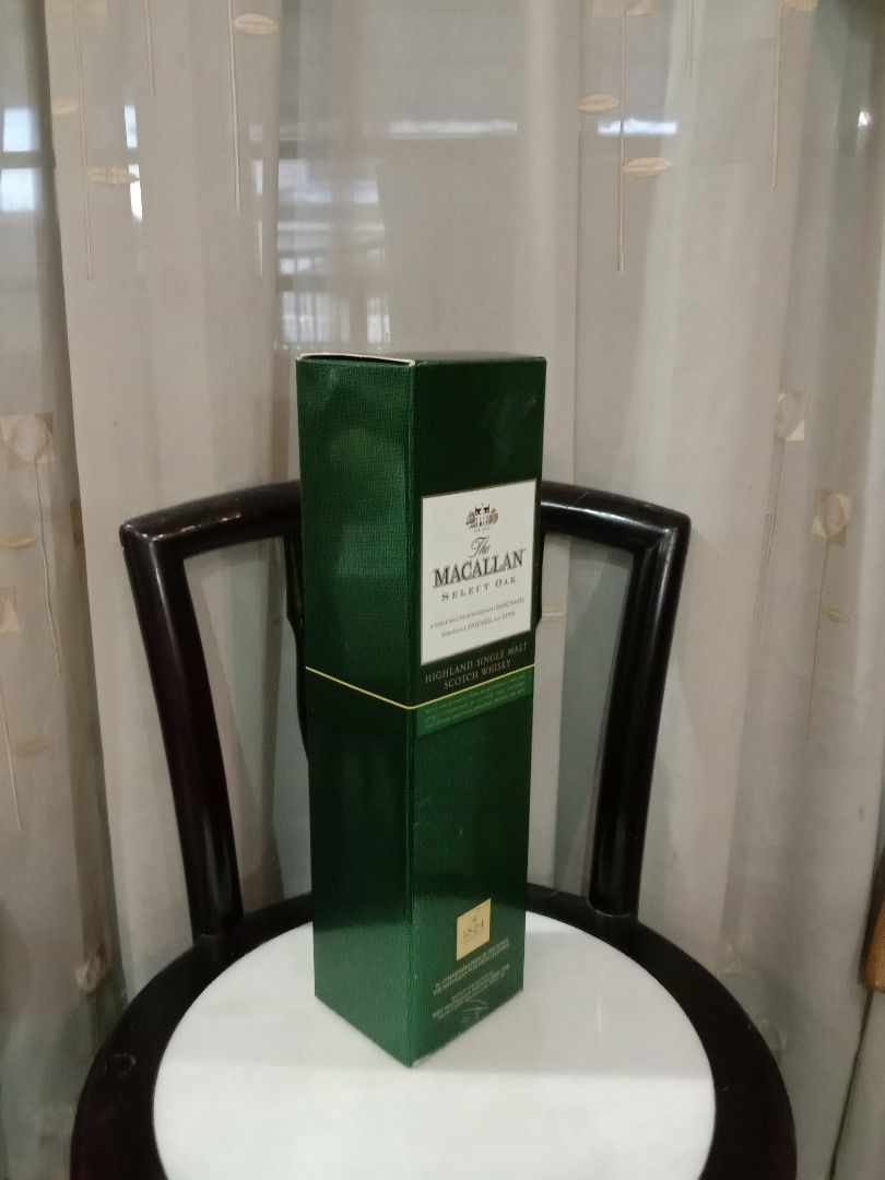 The Macallan Select Oak Scotch Whisky Empty Box, Furniture & Home