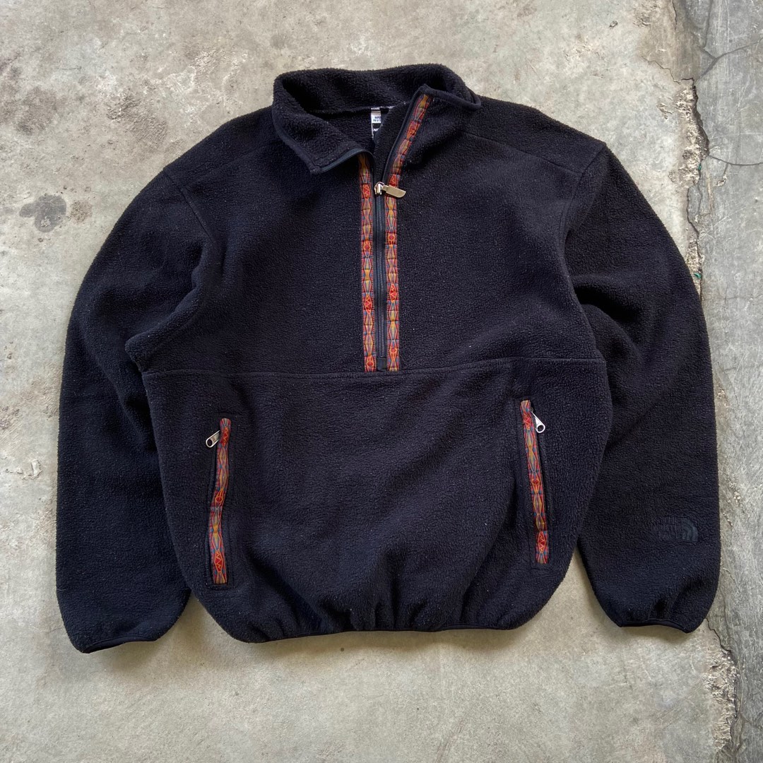 North face aztec fleece top