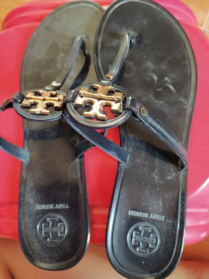 tory burch jelly shoes