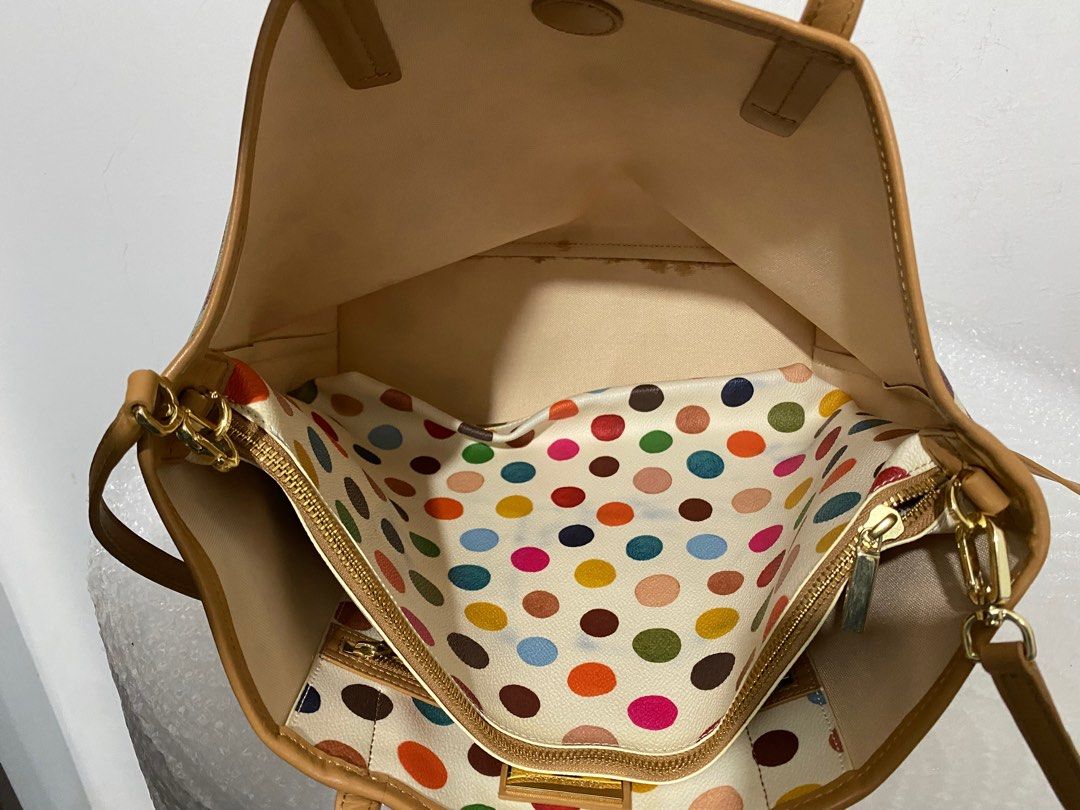Tory burch discount polka dot tote