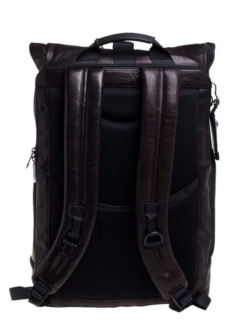 MARK DOWN PRICE!!! TUMI Black/Metallic Bronze Leather Alpha Bravo