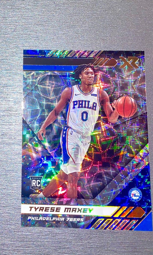 Tyrese Maxey Panini Chronicles rookie card rc card XR Refractor