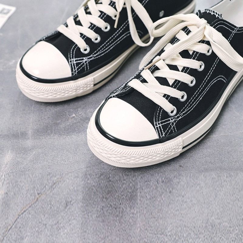 White and on sale black casual shoes