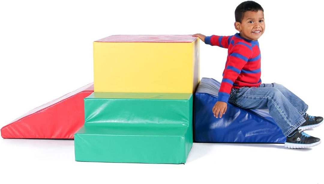 USA made Foamnasium Gymnasium Playset Climb and Crawl Foam Play Set