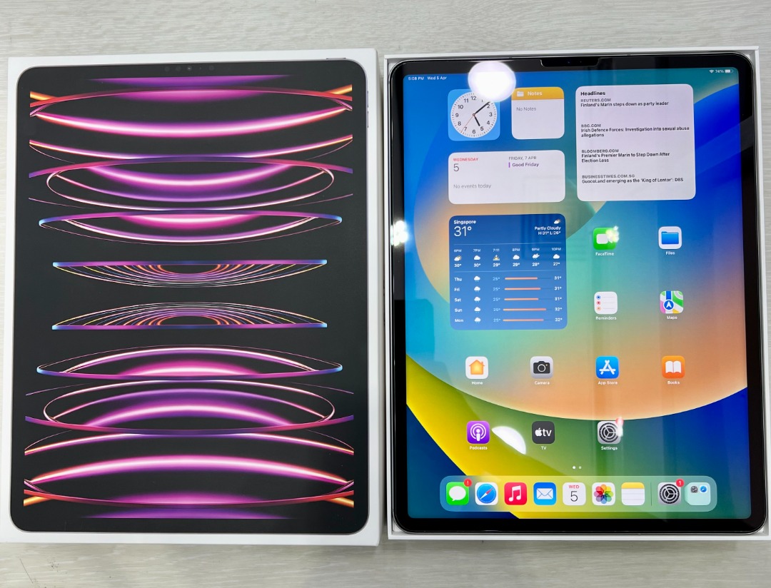 Used iPad Pro 12.9inch (6th generation) WiFi + Cellular 5G M2 256GB