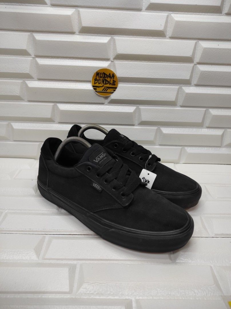 Vans All Black Men s Fashion Footwear Sneakers on Carousell