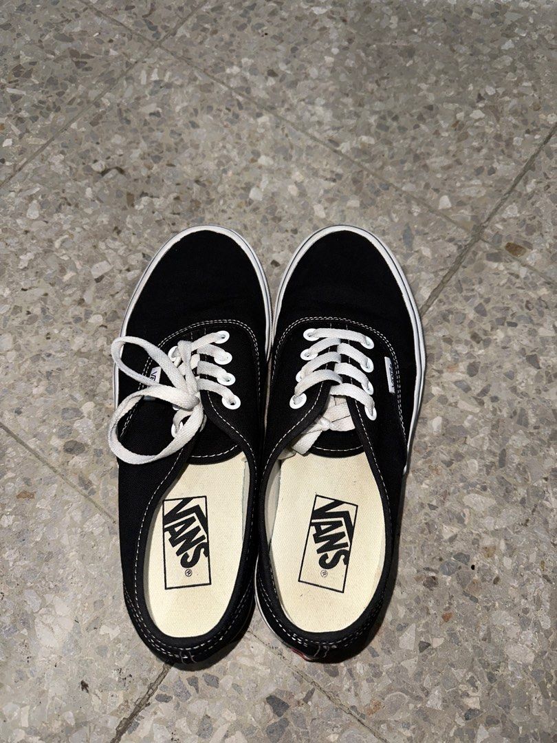 Vans authentic deals black 38
