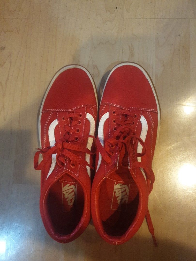 Red vans sales size 10