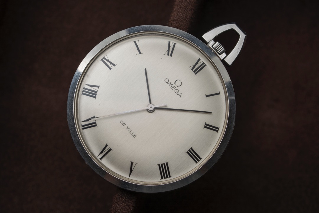 Omega De Ville Roman dial pocket watch 1311714 Cal. 601 Luxury