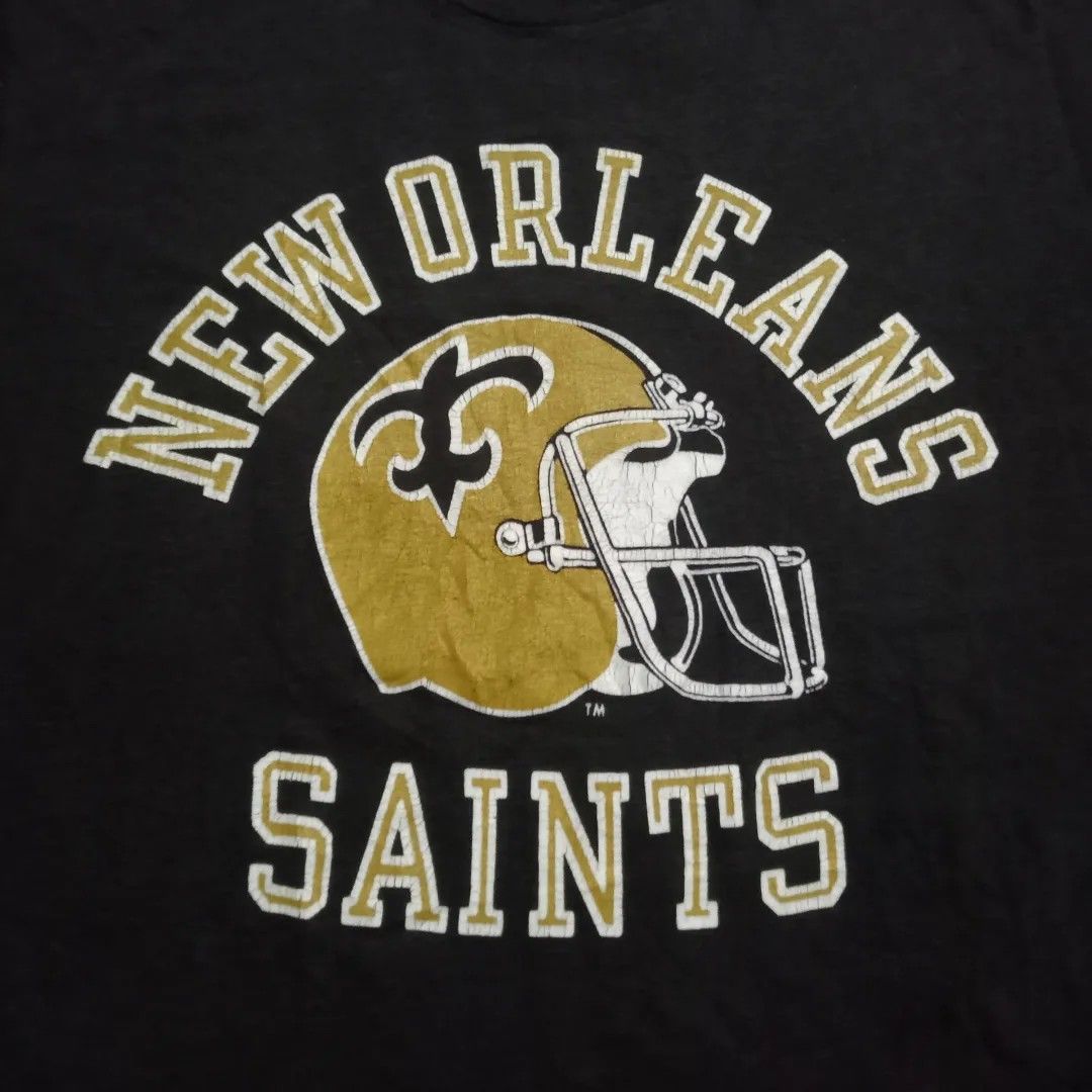 Vintage 80s New Orleans Saints Champion USA Single Stitch T Shirt