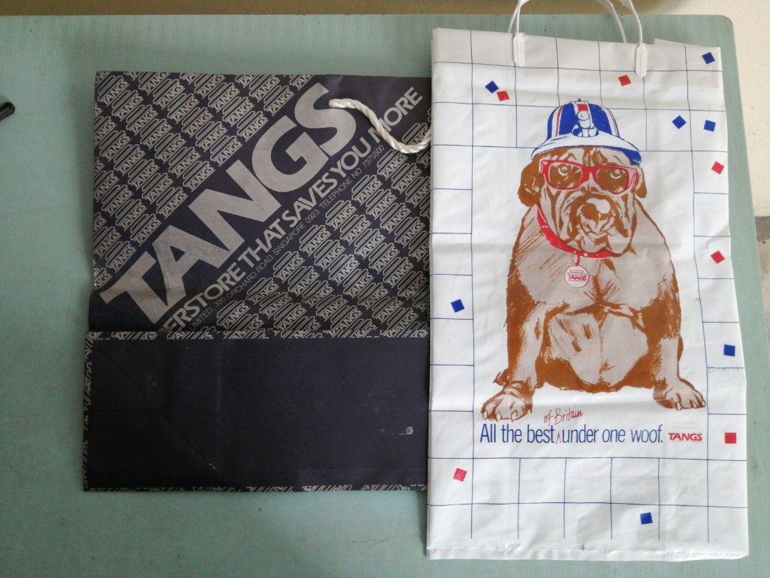 Vintage Department Store Shopping Bags Tangs Isetan Yaohan Daimaru