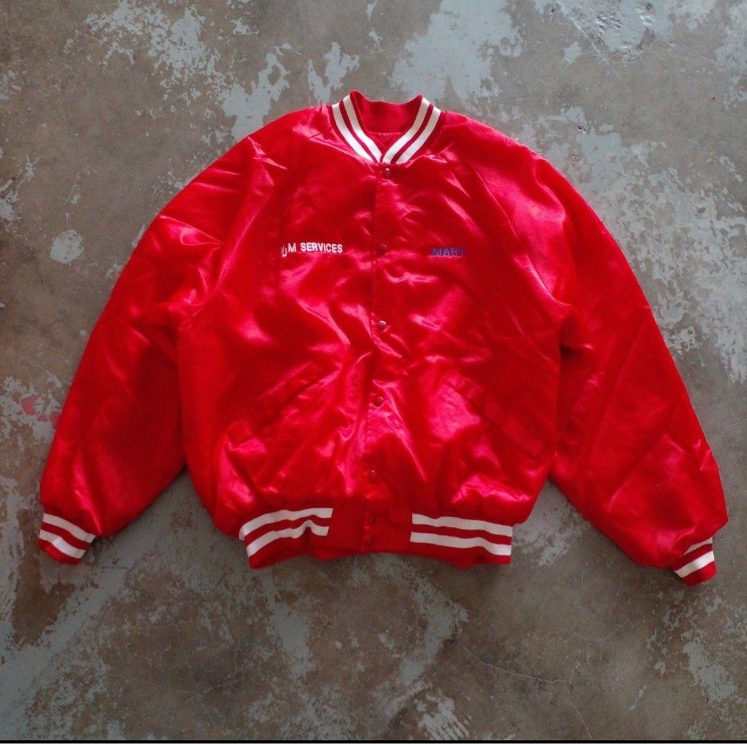 Vintage King Louie Satin Baseball Jacket
