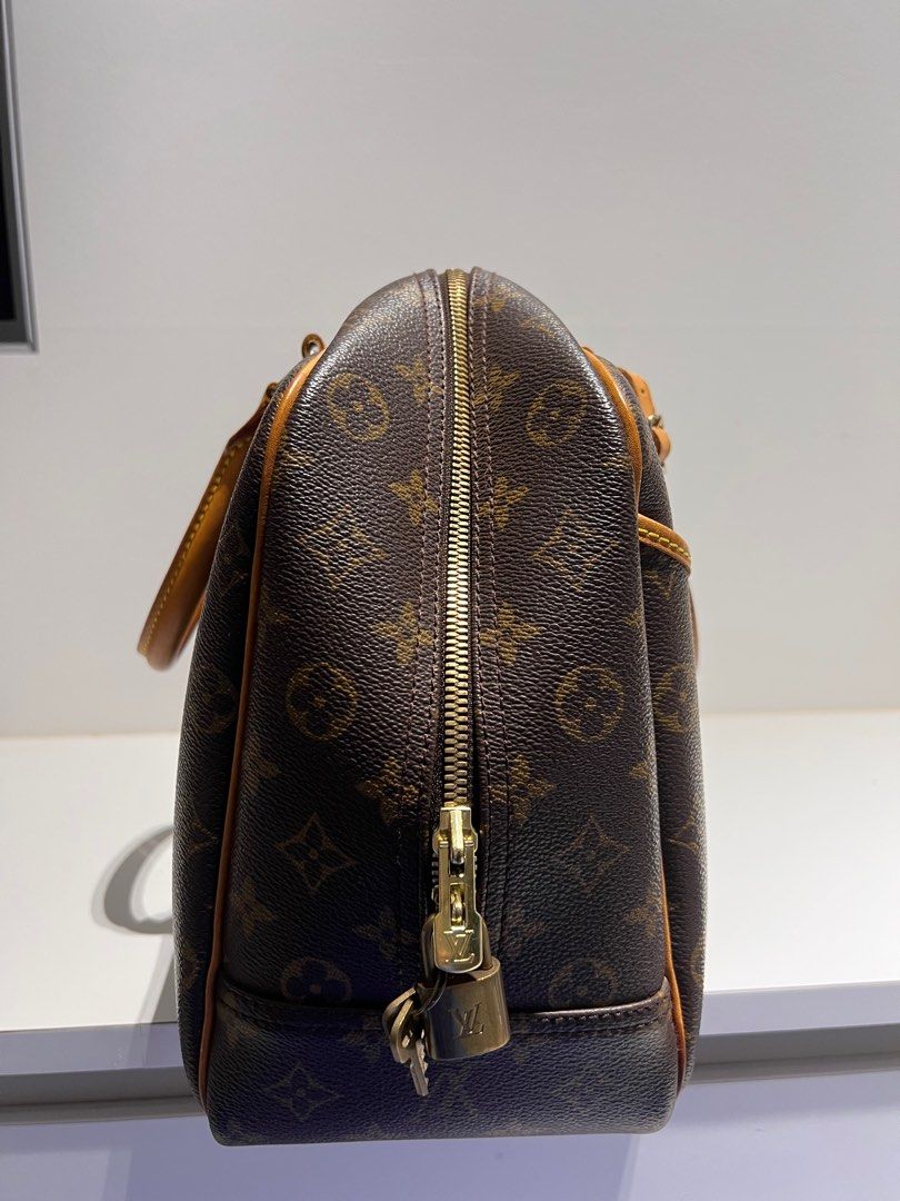 Used Louis Vuitton Vuitton/Deauville /Bowling Vanity/Handbag/Pvc/Brown Bag