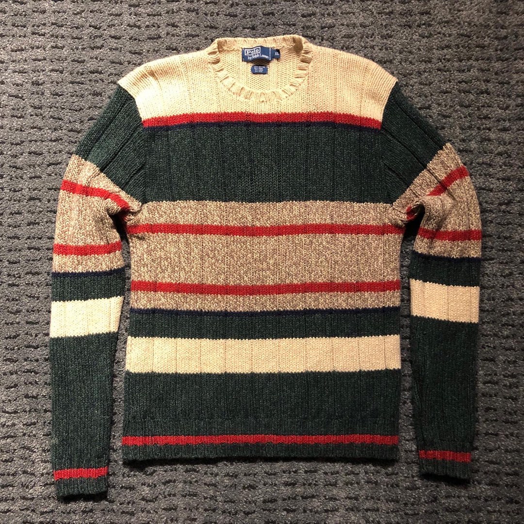 Vintage ralph lauren knit sweater clearance