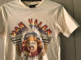 Vintage Van Halen Band Graphic Cream T-shirt