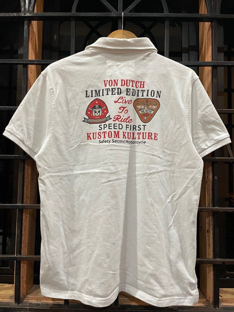 Vintage Von Dutch collar shirt
