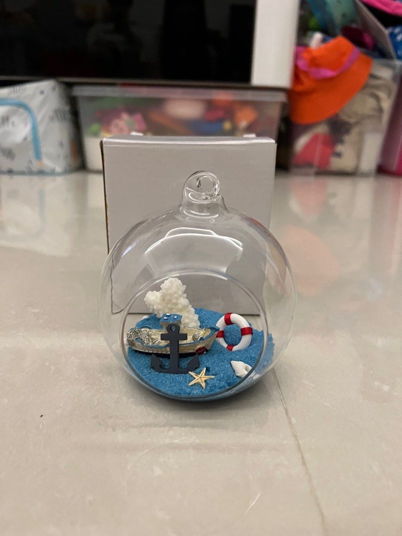 Wedding props decoration marine Mediterranean theme terrarium camera