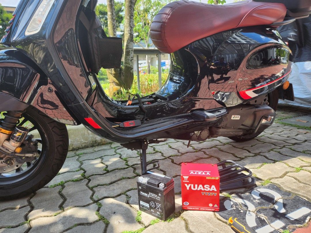 (WHATSAPP ONLY!!)Motorcycle Battery Rescue (ALL BIKE) Vespa Sprint