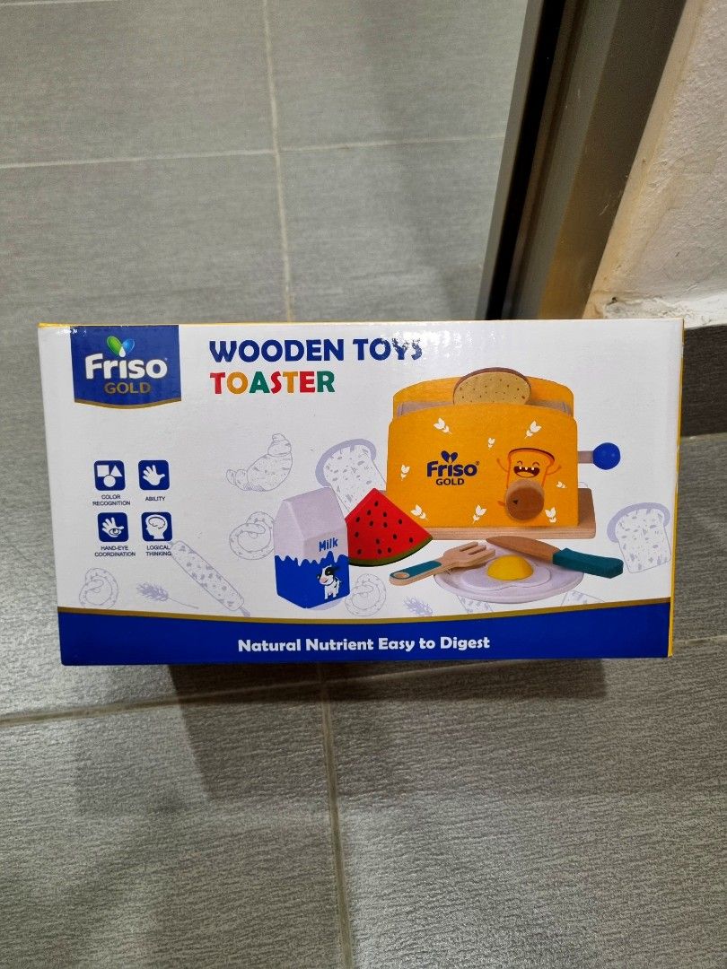 Wooden Toys Toaster, Babies & Kids, Infant Playtime on Carousell