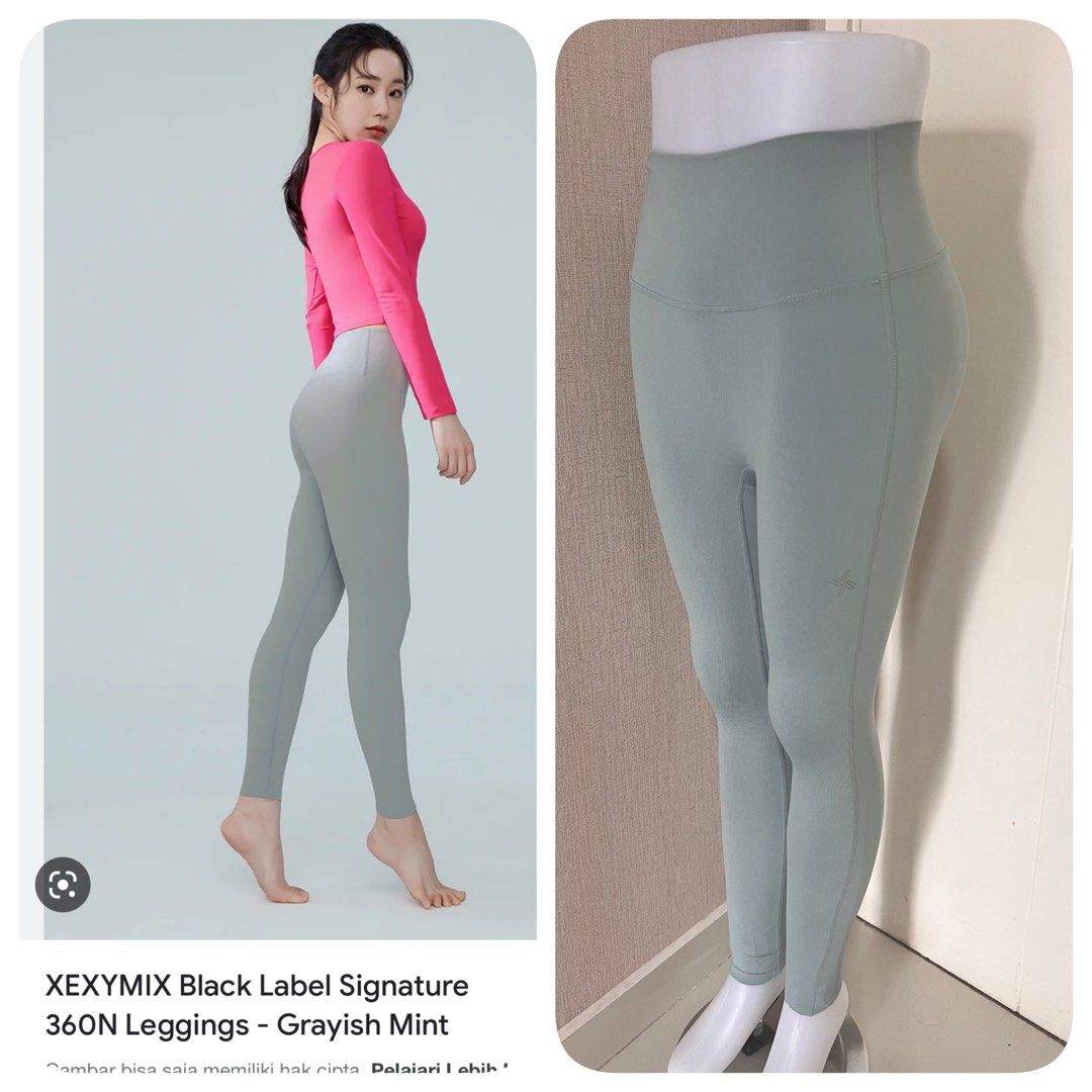 XEXYMIX Black Label Signature 360N Leggings - Grayish Mint