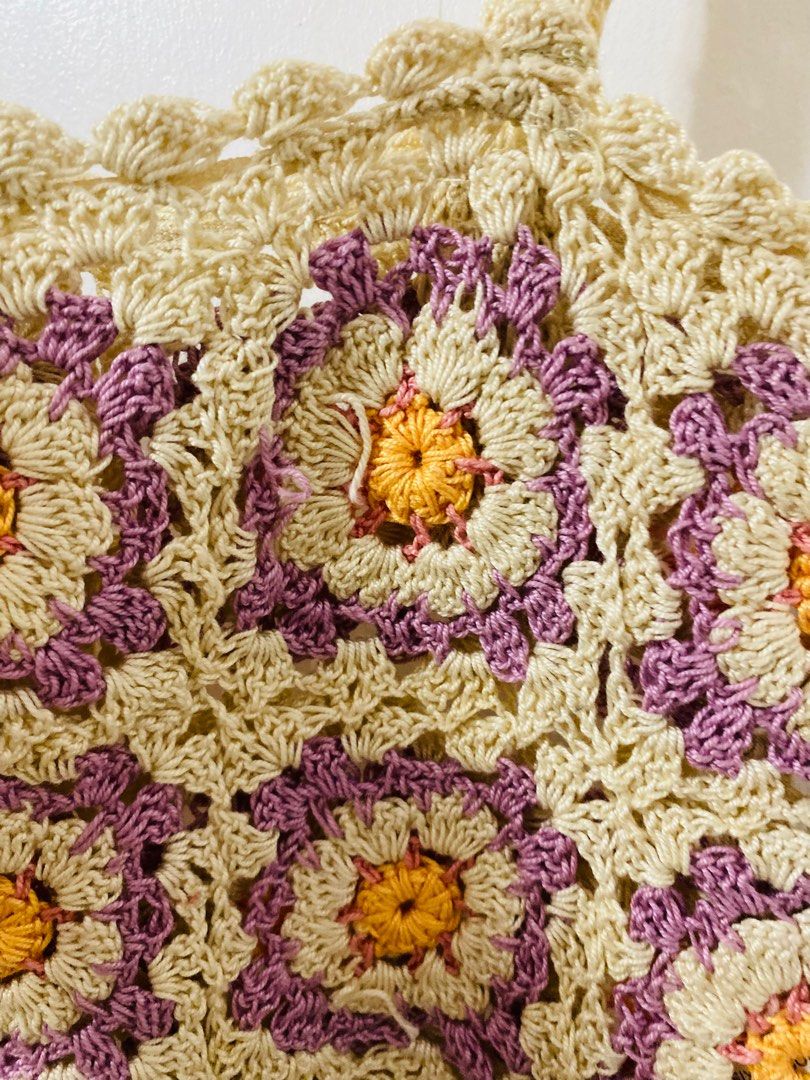 Zara crochet daisy top, Women's Fashion, Tops, Blouses on Carousell