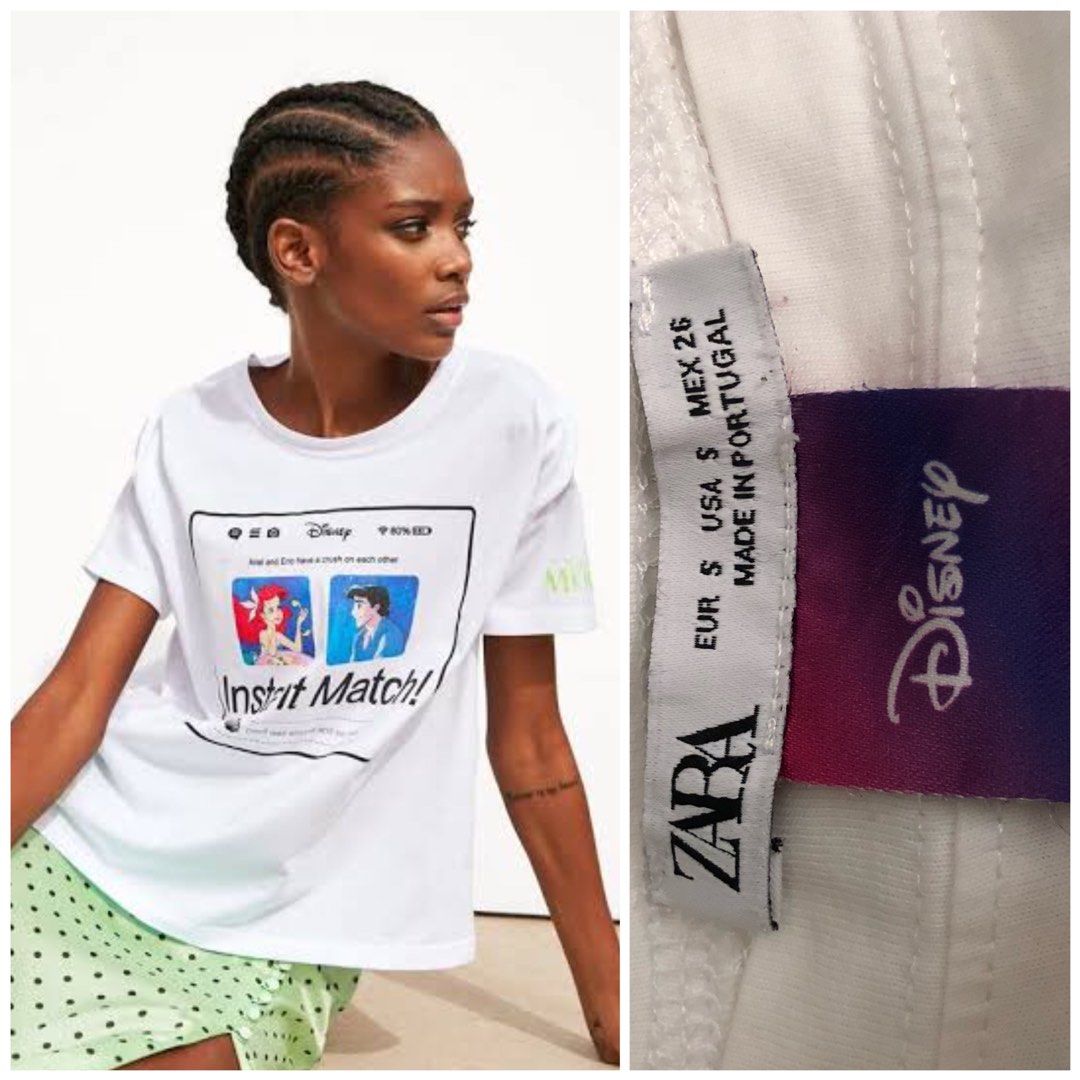ZARA disney shirt, Women's Fashion, Tops, Shirts on Carousell