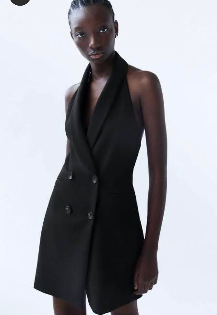 Zara Open Back Waistcoat Dress Women s Fashion Dresses Sets
