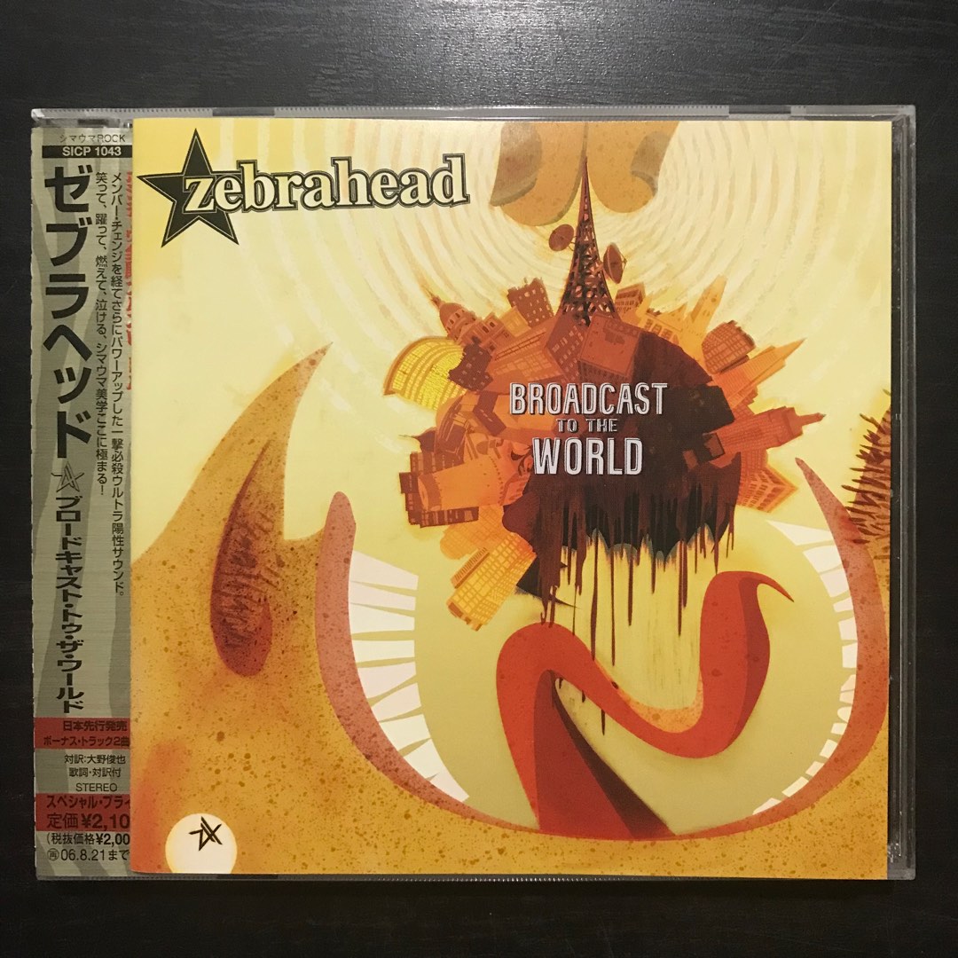 Zebrahead Broadcast to the World (Japan Press), Hobbies & Toys, Music