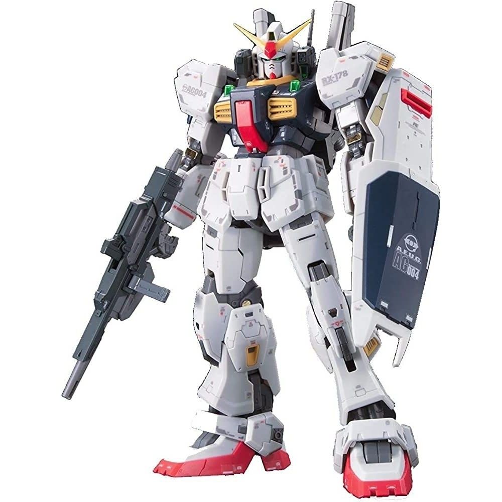 RG Gundam Mk-II RX-178 AEUG (Category: Gundam Model Kits) located in Singapore. Submitted by captainrex (Listing ID 1224546774, Image 2). Description: Unopened and runners still sealed in original plastic. The RX-178, as seen in the beginning of the anime Zeta Gundam, is developed from the RX-78 and considered its direct successor. Originally built and owned by the Titans (Earth Federation), which has started to turn corrupt, a unit was hijacked 