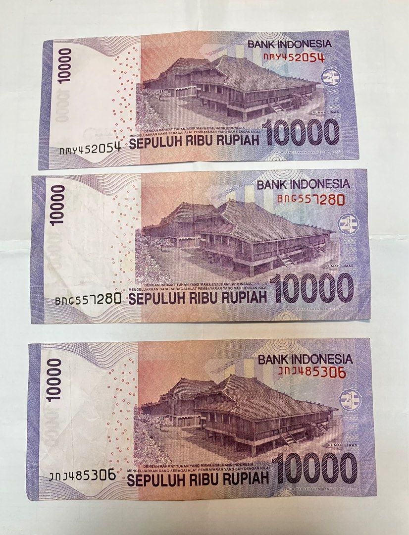 2014、2015年印度尼西亞印尼10000印尼盾盧比。紙鈔鈔票收藏品, 書籍、休閒與玩具, 收藏、紀念品, 錢幣、紙鈔在旋轉拍賣