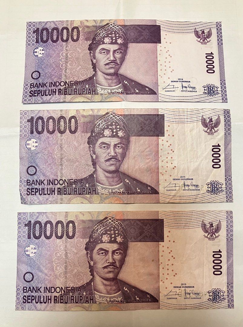 2014、2015年印度尼西亞印尼10000印尼盾盧比。紙鈔鈔票收藏品, 書籍、休閒與玩具, 收藏、紀念品, 錢幣、紙鈔在旋轉拍賣