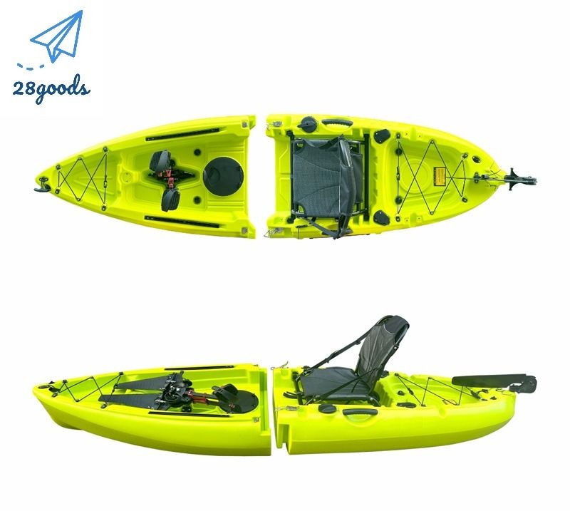 2.7m solo / 4.18m double sit-on-top modular pedal kayak