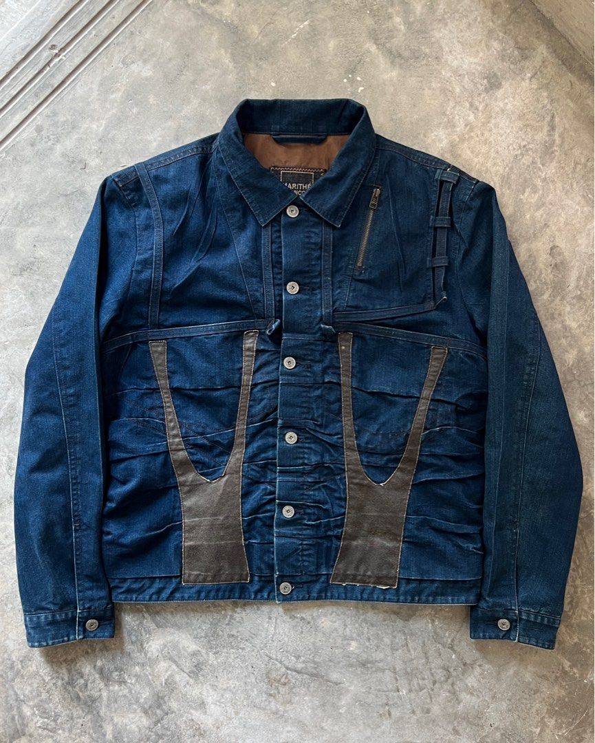 90s Marithé François Girbaud Archive Panelled Denim Jacket 90s Marithé François Girbaud Archive Panelled Denim Jacket