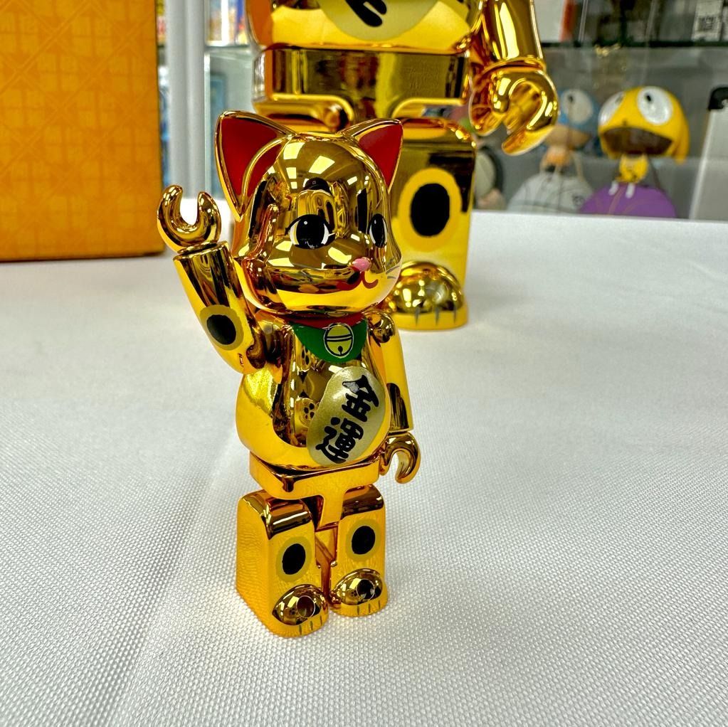 荔枝角實體店] 100%+400% NY@BRICK 招き猫金運金メッキ, 興趣及遊戲