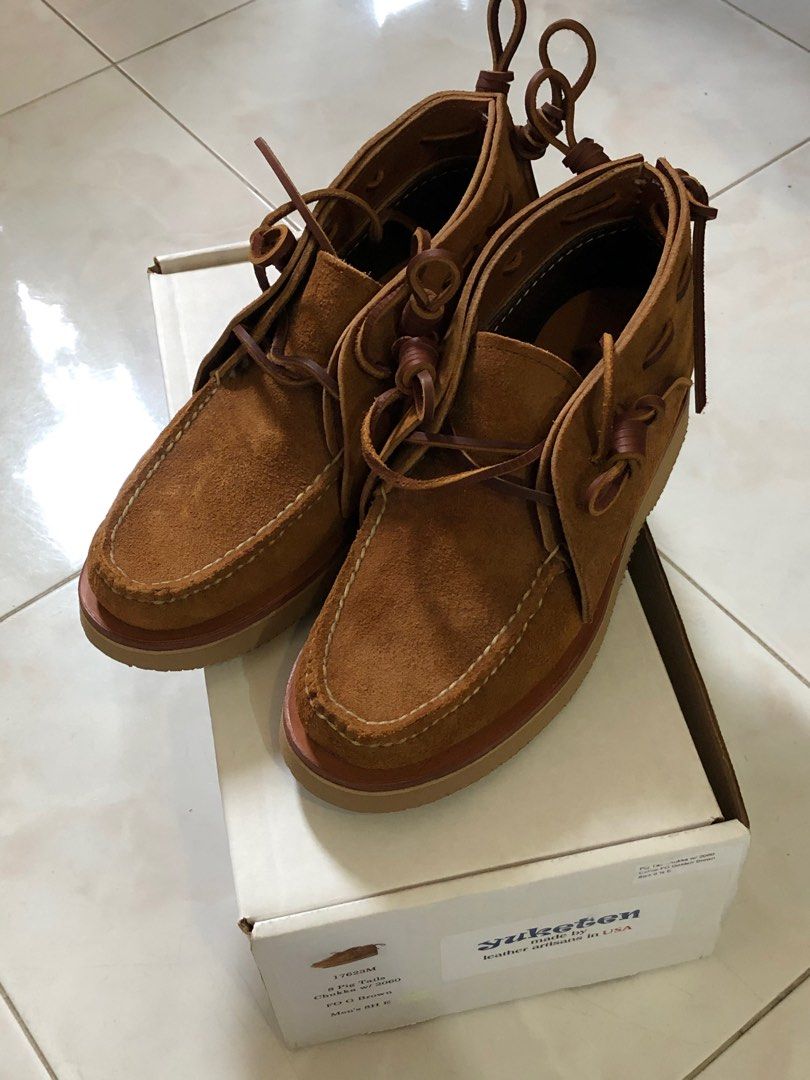 Yuketen 8 Pig Tails Chukka US8.5, 男裝, 鞋, 靴- Carousell