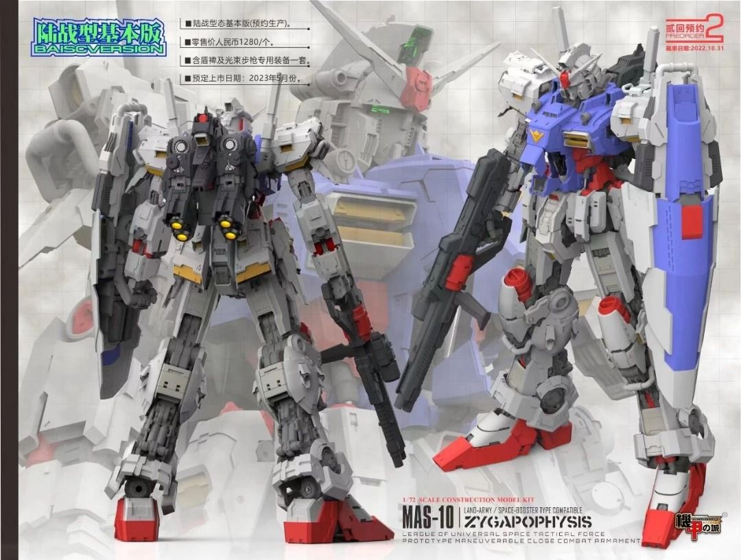 海外ファッションブランド通販サイト【公式】 機甲之城1/72MAS-10 GP01 タイプ完成品 吹っ切れ Warfare Land ロボット