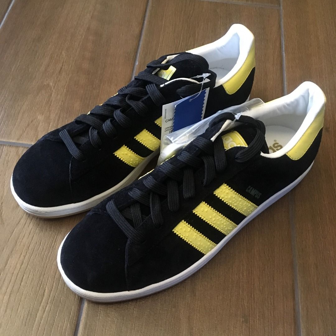 Adidas campus outlet black yellow