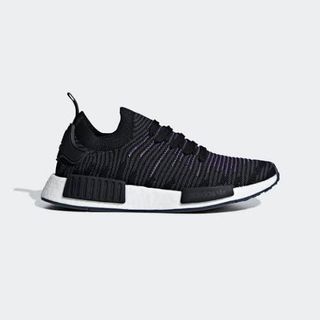 ADIDAS NMD_R1 PRIMEKNIT BLACK AND PURPLE
