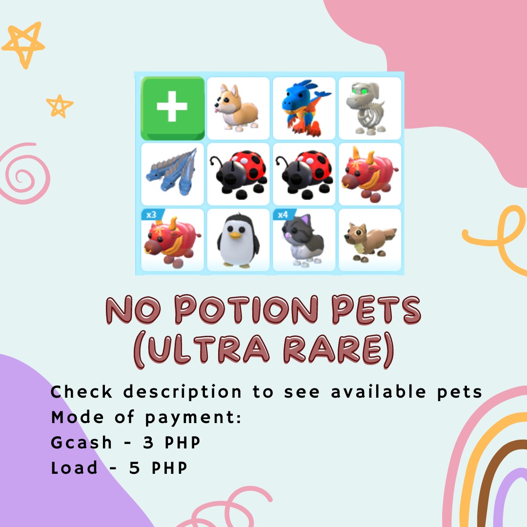 ADOPT ME NO POTION PETS / NORMAL (READ DESCRIPTION) ULTRARARE, Video